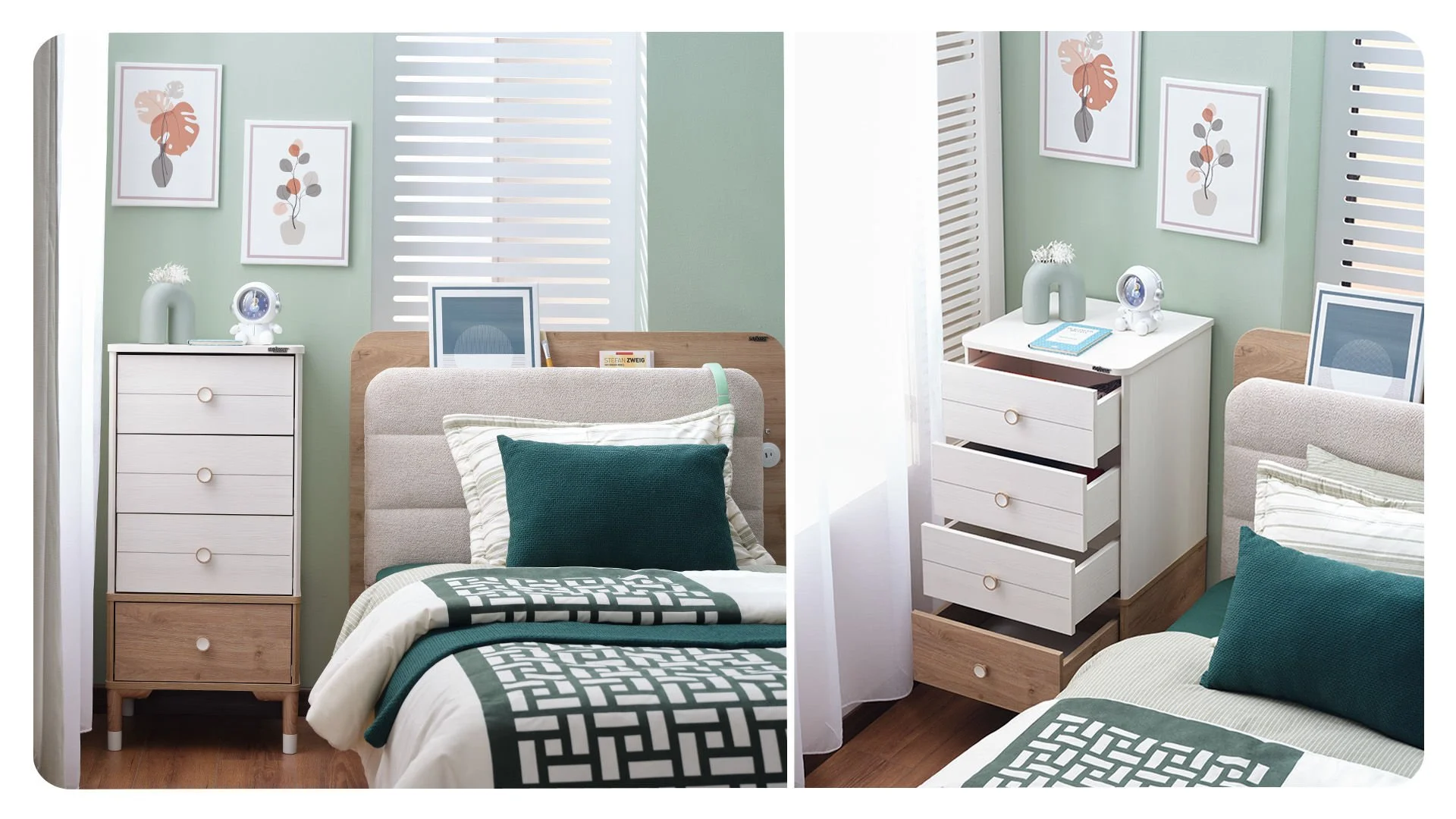 Commode Marine Haute Noyer - Afbeelding 4