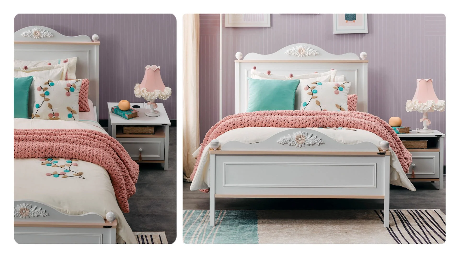 Tête de lit sommier Alya années 100 - Afbeelding 3