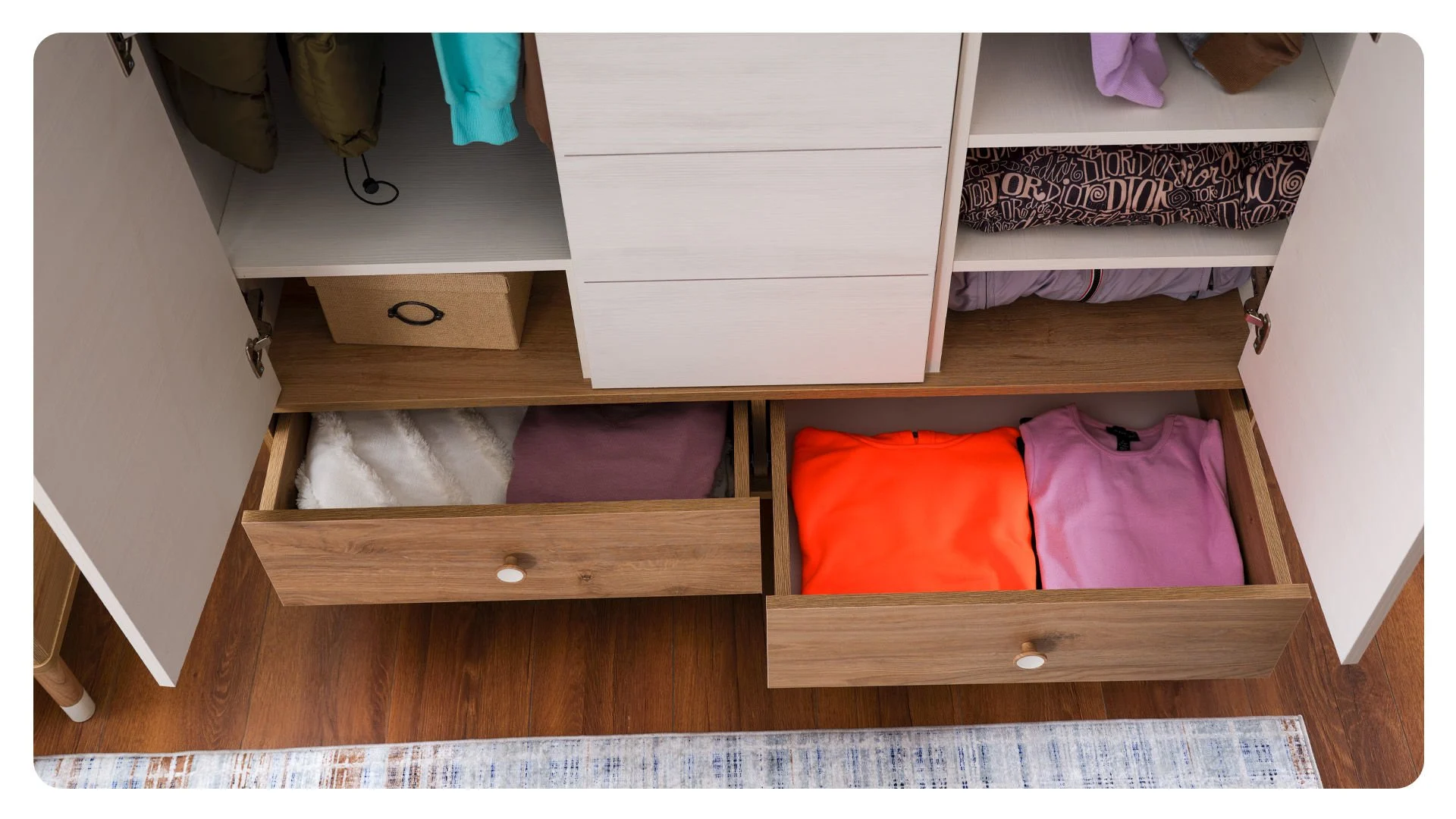 Armoire Marine 3 Portes Noyer - Afbeelding 3