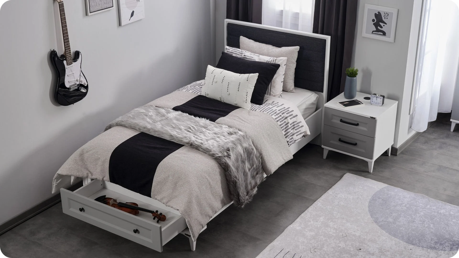 Tête de lit Tina Base 120 litres - Afbeelding 4