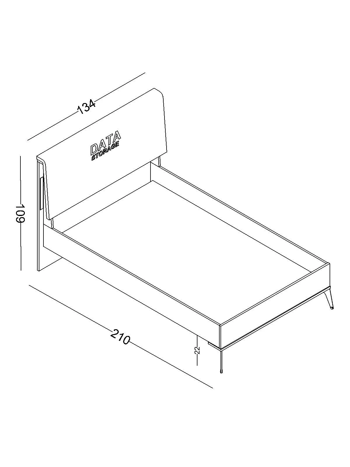 Sommier Arcade 120X200 - Afbeelding 2