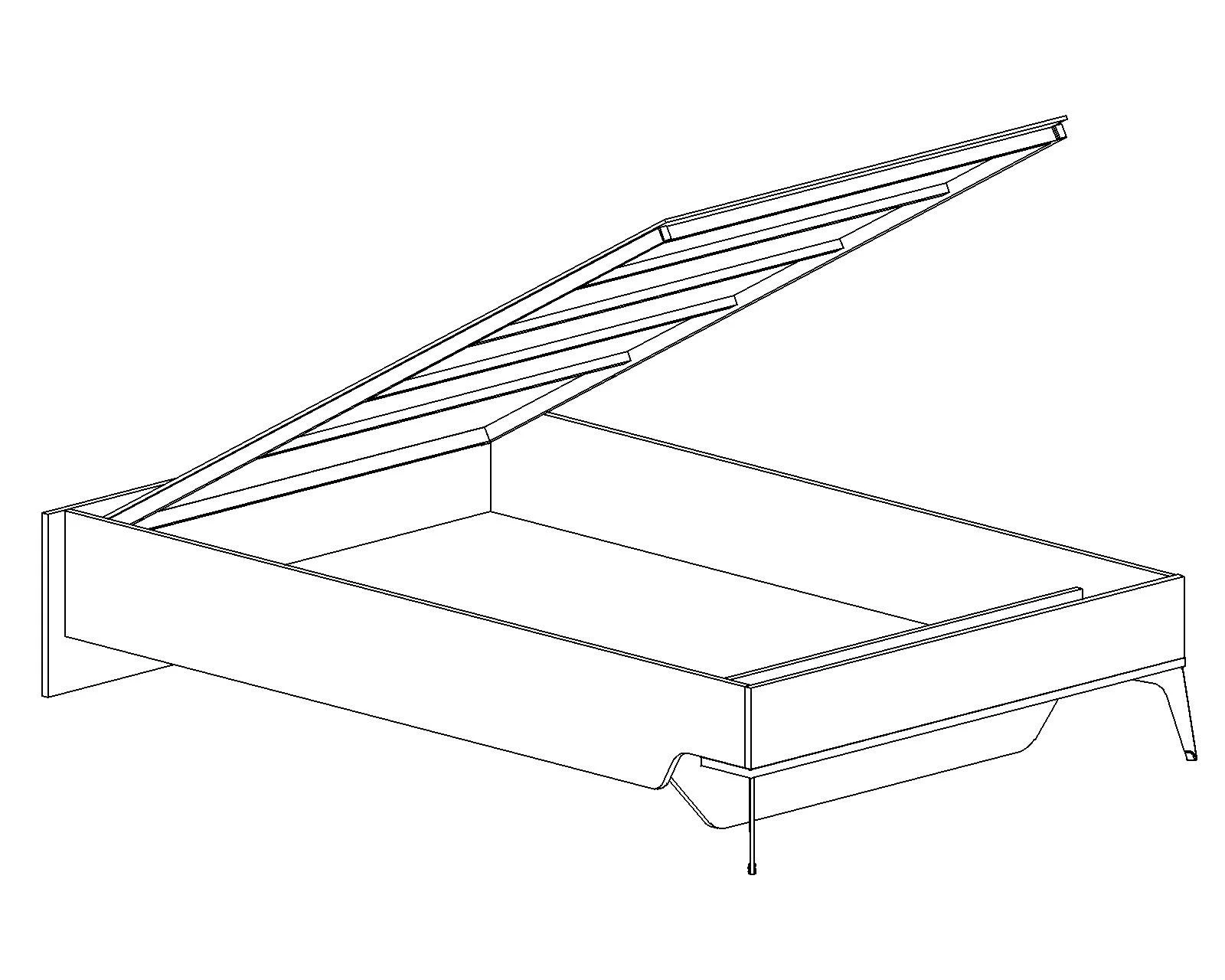 Socle Arcade 120*200 - Afbeelding 3