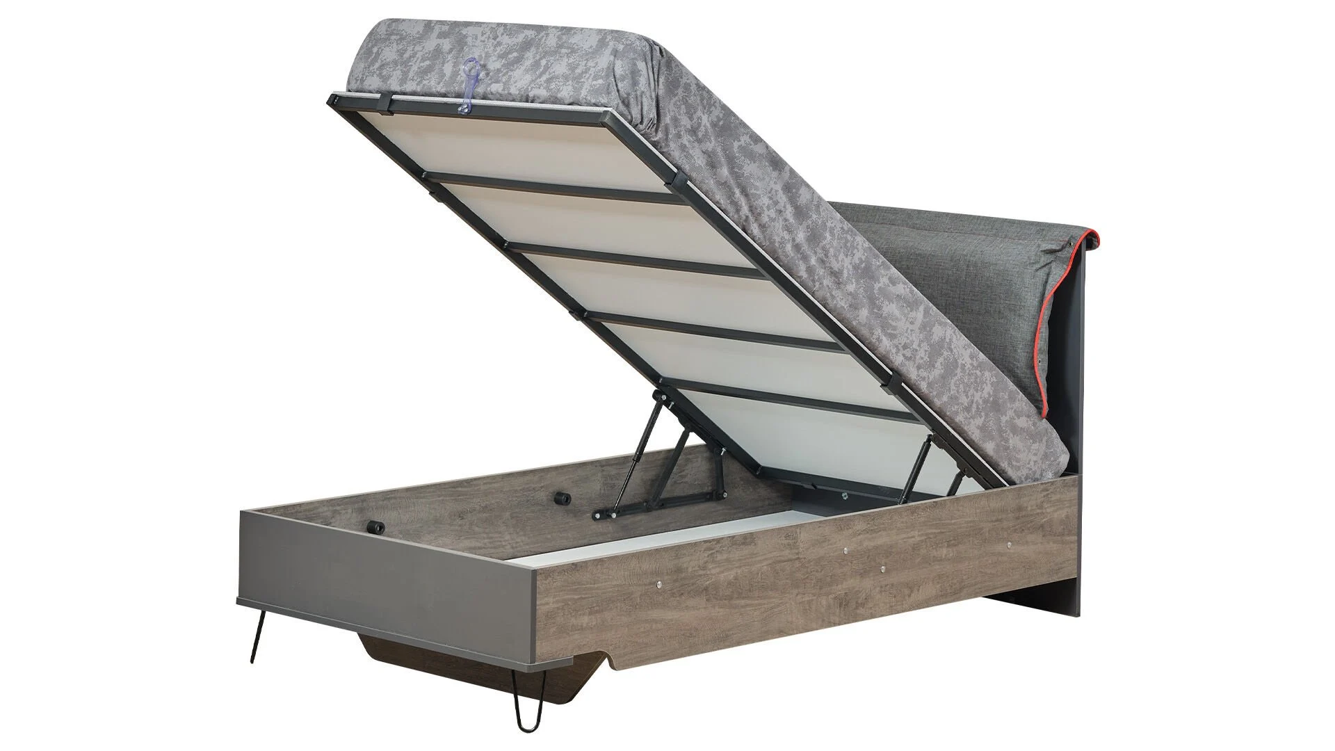 Piètement Lotus 120*200 Anthracite - Afbeelding 2