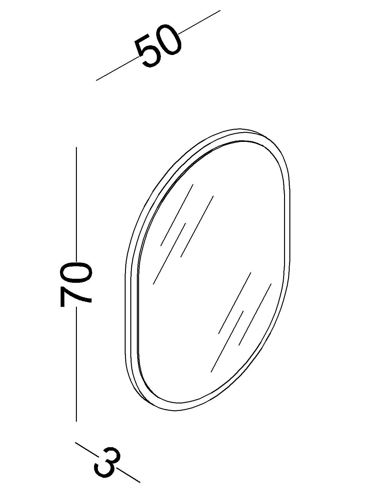 Miroir de commode Lion - Afbeelding 3