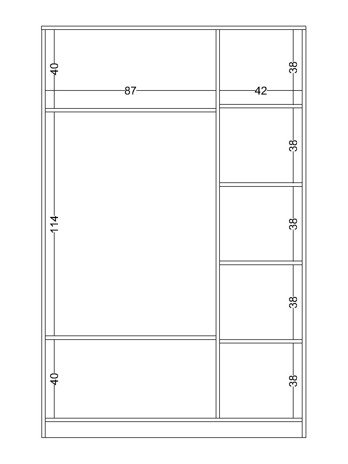 Armoire 3 portes Mango Xl - Afbeelding 2