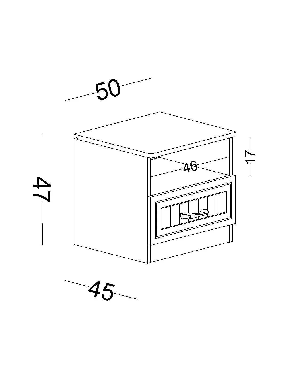 Table de Chevet Mangue Xl - Afbeelding 3