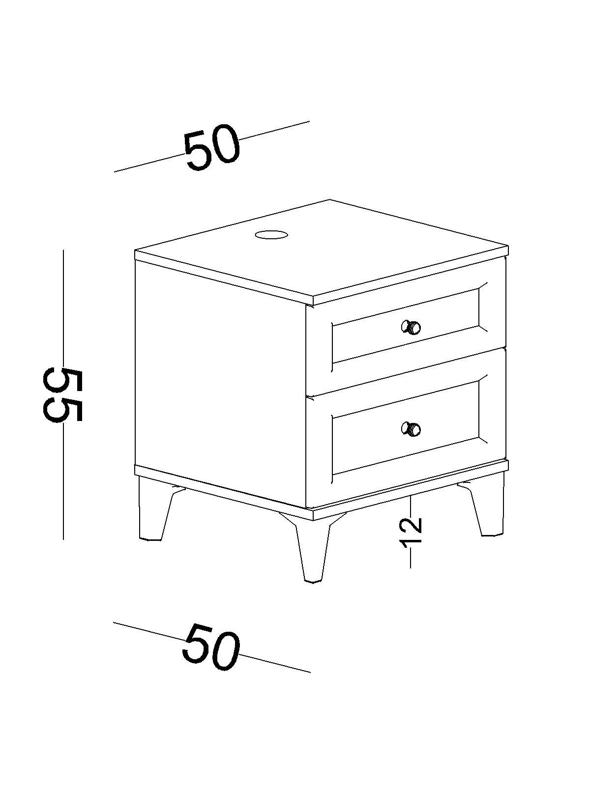 Table de nuit familiale - Afbeelding 2
