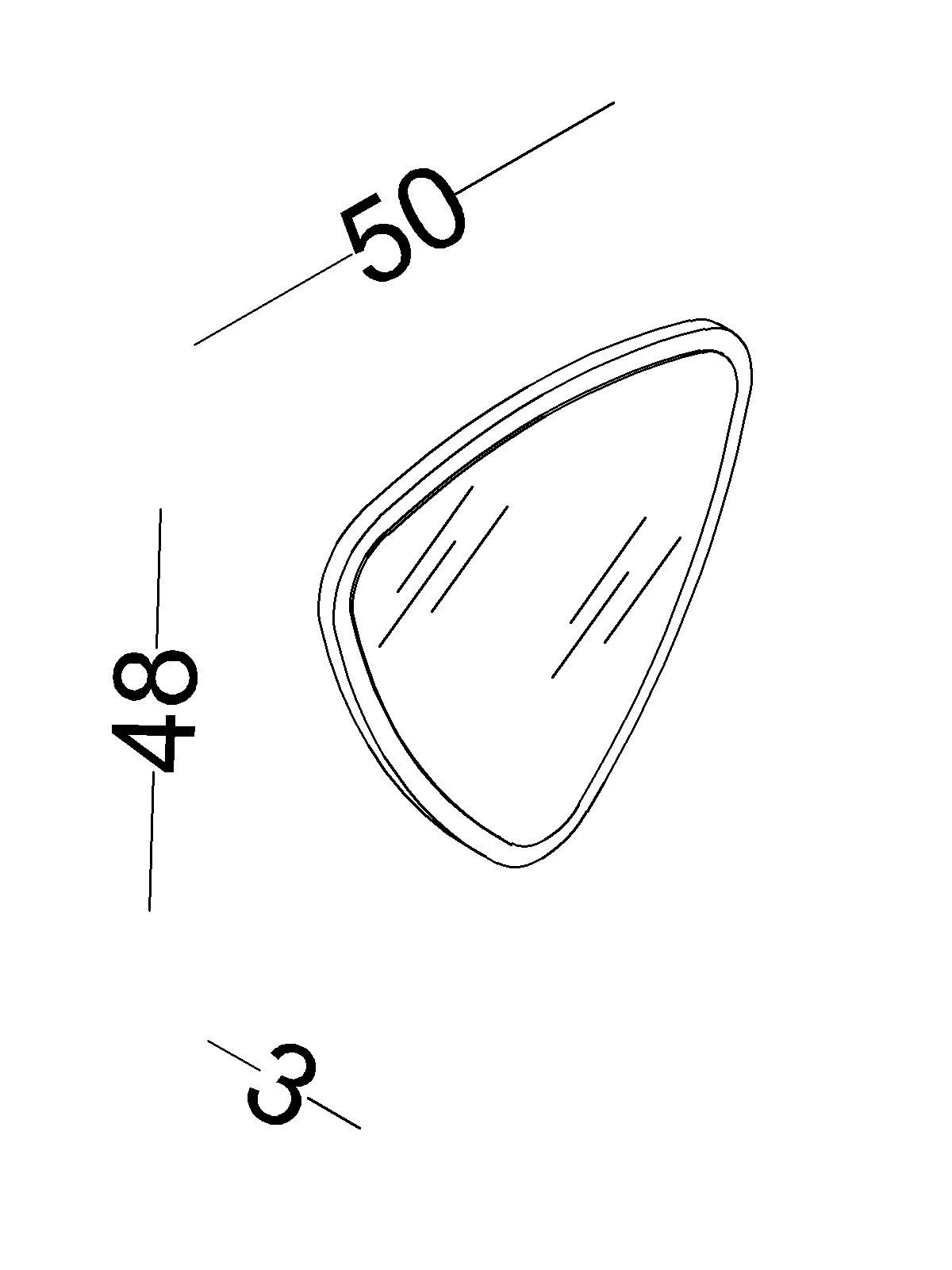 Miroir de commode Nora - Afbeelding 2