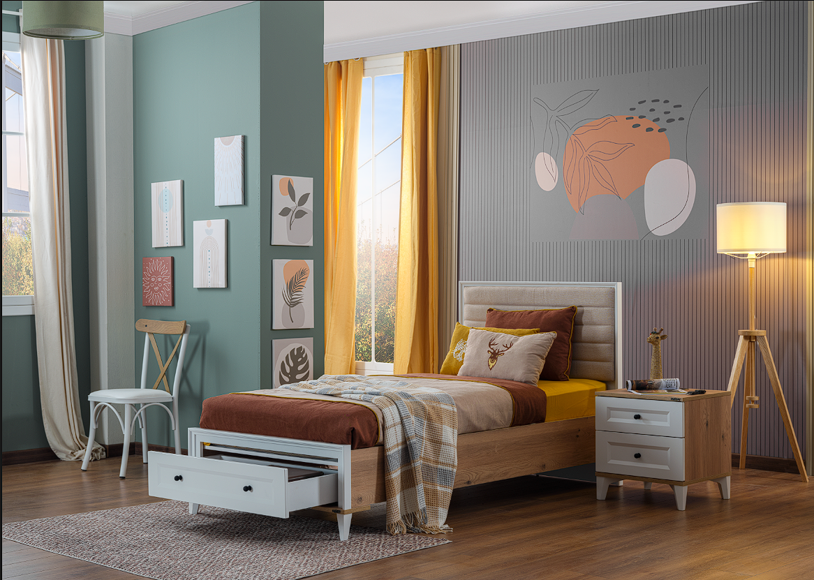 Lit Familial avec Tiroirs 120X200 - Afbeelding 3