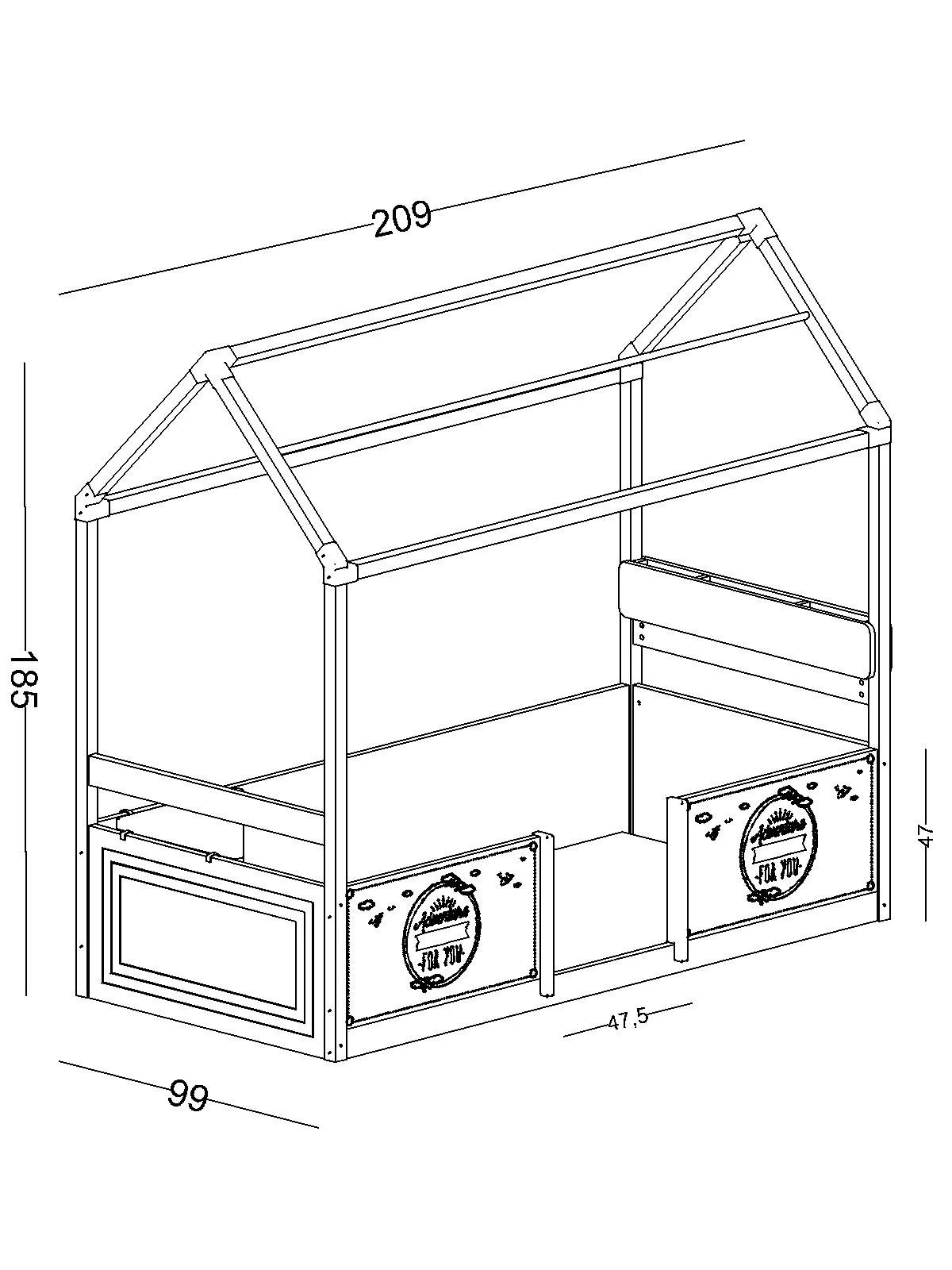 Toit Montessori 90*200 - Afbeelding 3