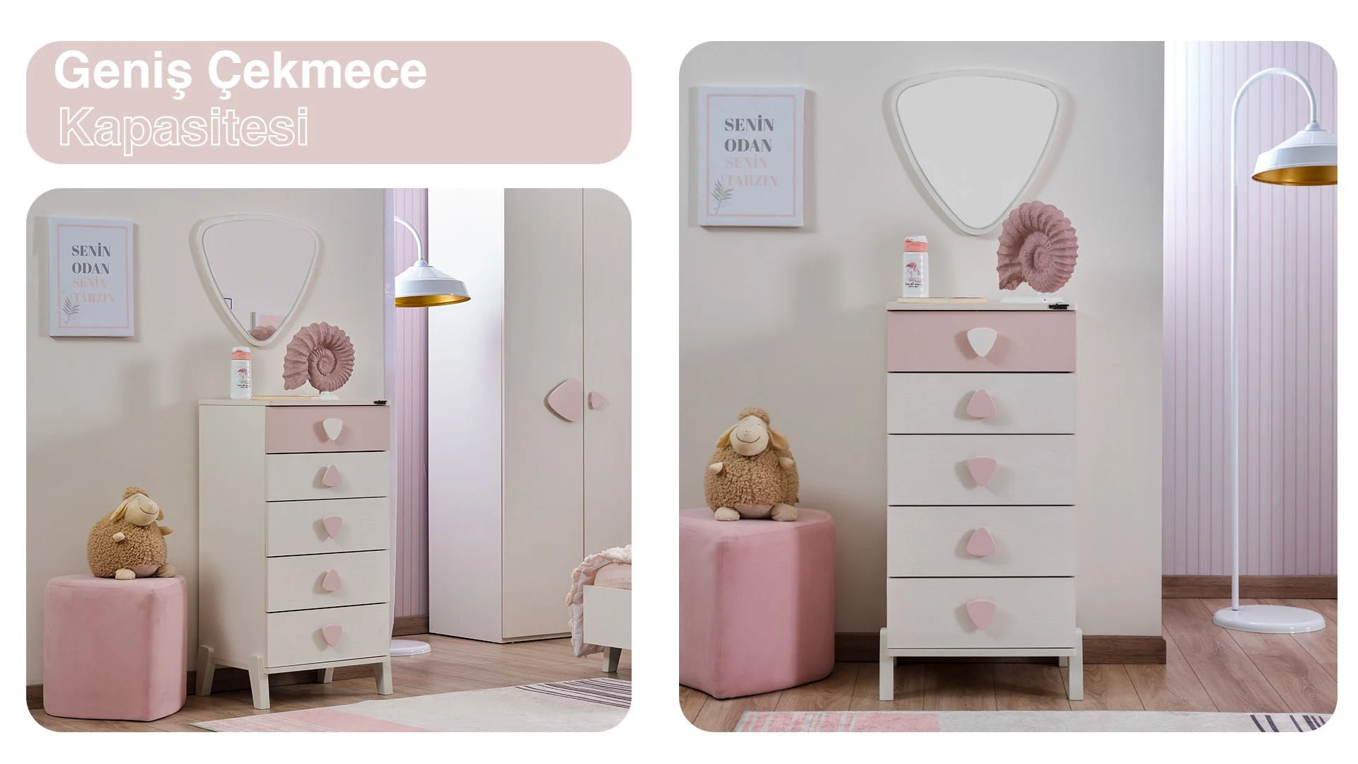 Miroir de commode Nora - Afbeelding 3