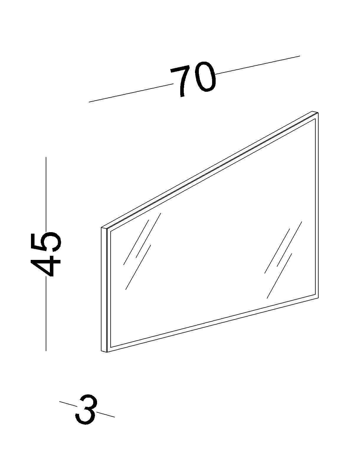 Miroir de commode de patin - Afbeelding 2