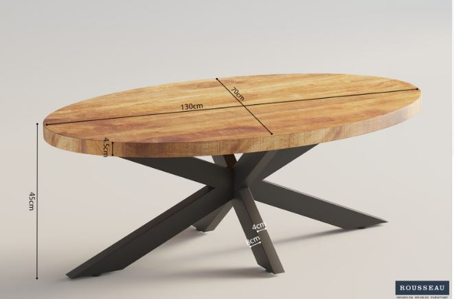 Rousseau table basse madeira - Afbeelding 6