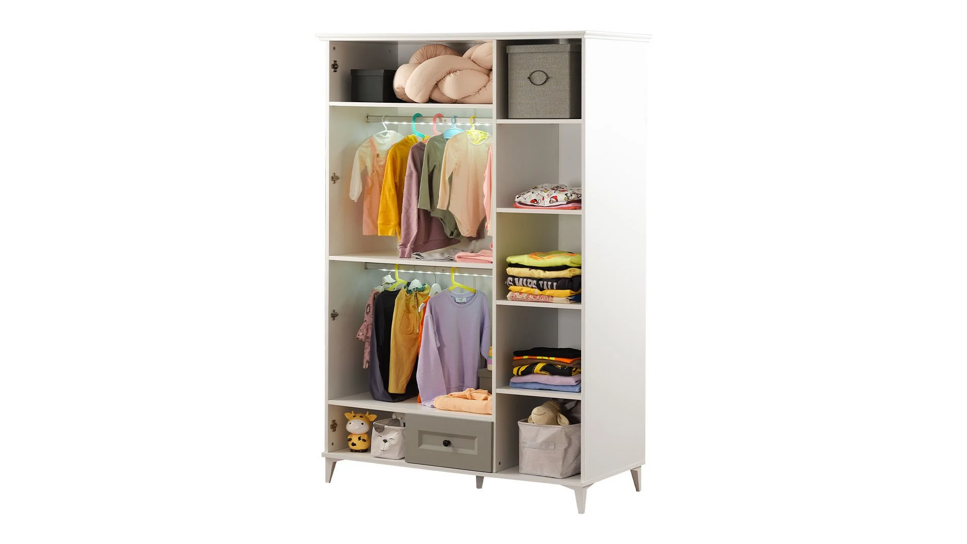 Armoire 3 portes Tina sans miroir - Afbeelding 4